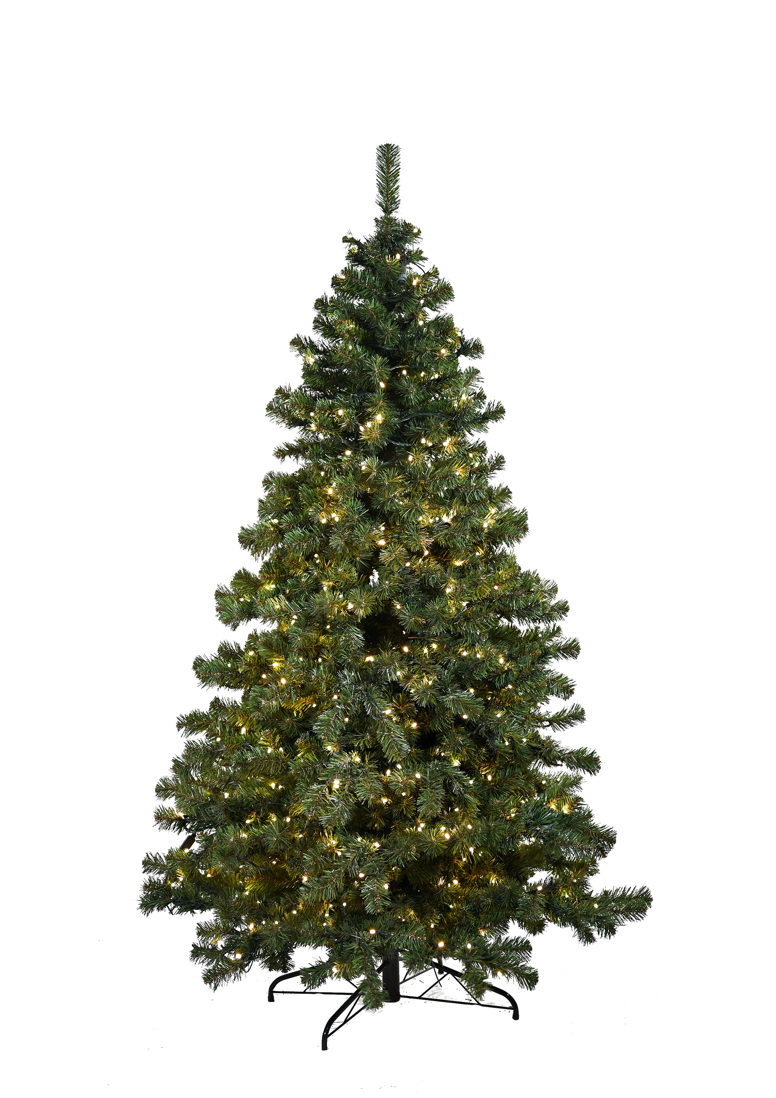 Classic PVC Fir Artificial Christmas Tree With LED Light - Image 2