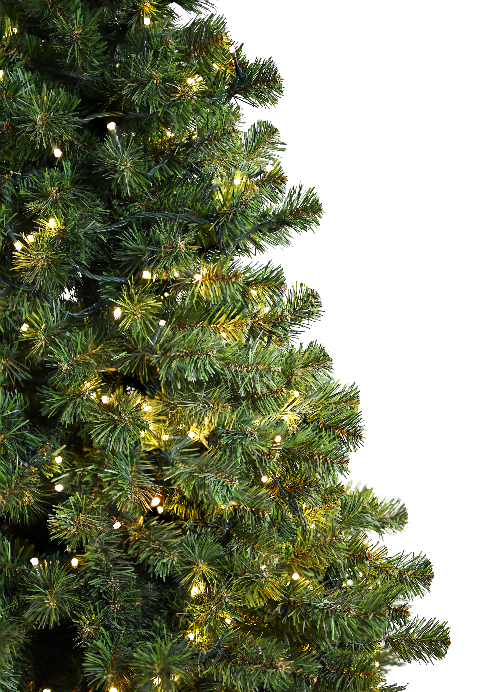 Classic PVC Fir Artificial Christmas Tree With LED Light - Image 3